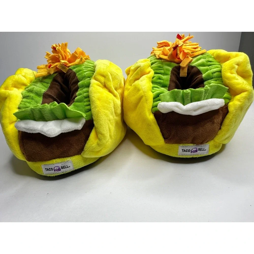 Taco Bell slippers Rare Plush Novelty Measure 11